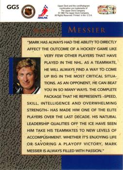 1993-94 Upper Deck - Gretzky's Great Ones #GG5 Mark Messier Back