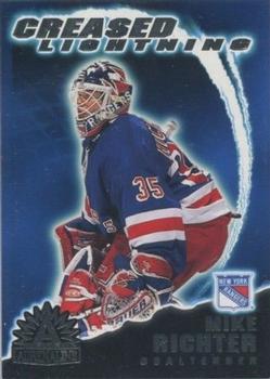 2001-02 Pacific Adrenaline - Creased Lightning #13 Mike Richter Front