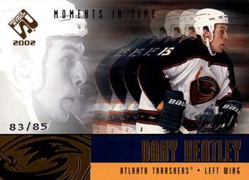 2001-02 Pacific Private Stock - Moments in Time #1 Dany Heatley Front