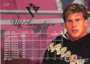 1994-95 Flair #139 Ulf Samuelsson Back