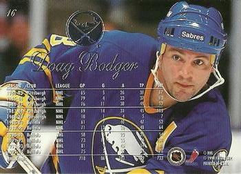 1994-95 Flair #16 Doug Bodger Back