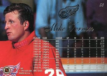 1994-95 Flair #53 Mike Vernon Back