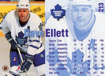 1994-95 Fleer #213 Dave Ellett Back