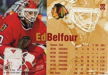 1994-95 Fleer #38 Ed Belfour Back