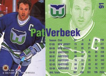 1994-95 Fleer #91 Pat Verbeek Back