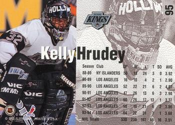 1994-95 Fleer #95 Kelly Hrudey Back