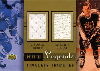 2001-02 Upper Deck Legends - Timeless Tributes #TT-GY Guy Lafleur - Combo Front