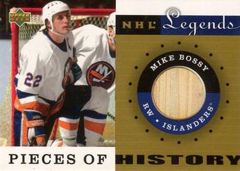 2001-02 Upper Deck Legends - Pieces of History #PH-MB Mike Bossy Front