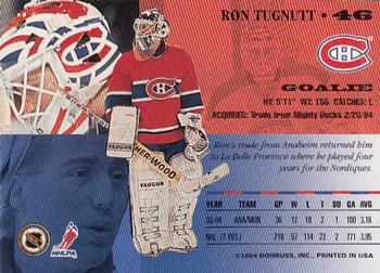 1994-95 Leaf #46 Ron Tugnutt Back