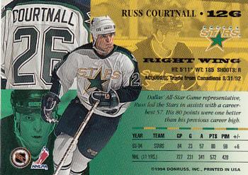 1994-95 Leaf #126 Russ Courtnall Back