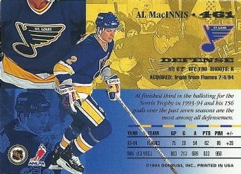 1994-95 Leaf #461 Al MacInnis Back