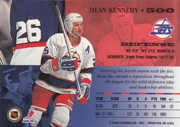 1994-95 Leaf #500 Dean Kennedy Back