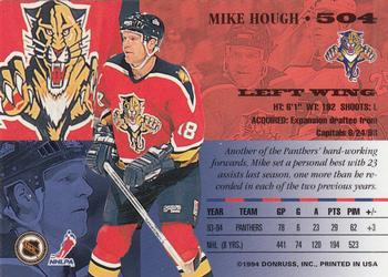 1994-95 Leaf #504 Mike Hough Back