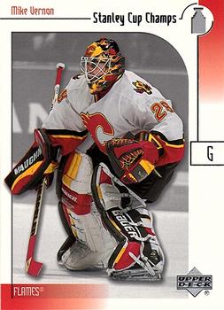 2001-02 Upper Deck Stanley Cup Champs #27 Mike Vernon Front