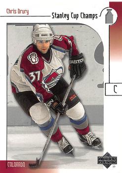 2001-02 Upper Deck Stanley Cup Champs #35 Chris Drury Front