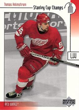 2001-02 Upper Deck Stanley Cup Champs #65 Tomas Holmstrom Front