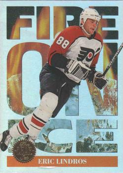 1994-95 Leaf - Fire On Ice #6 Eric Lindros Front