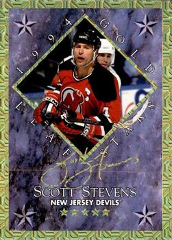 1994-95 Leaf - Gold Leaf Stars #12 Scott Stevens / Rob Blake Front
