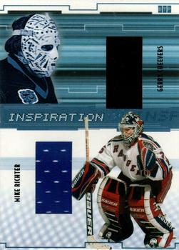 2002-03 Be a Player Between the Pipes - Inspirations #I-9 Mike Richter / Gerry Cheevers Front