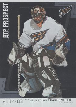 2002-03 Be a Player Between the Pipes - Silver #97 Sebastien Charpentier Front