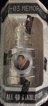 2002-03 Be a Player Memorabilia - Mini Stanley Cups #1 Johnny Bower Front