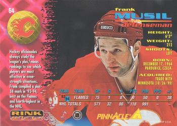 1994-95 Pinnacle - Rink Collection #64 Frank Musil Back