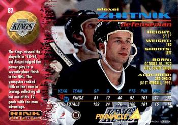 1994-95 Pinnacle - Rink Collection #87 Alexei Zhitnik Back