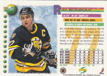1994-95 Score #180 Ray Bourque Back