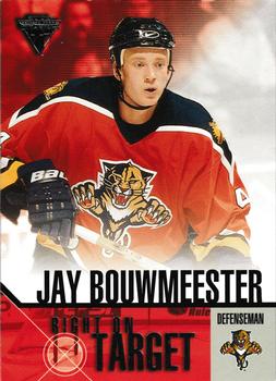 2002-03 Pacific Private Stock Titanium - Right on Target #9 Jay Bouwmeester Front