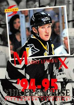 1994-95 Score - The Franchise #TF18 Mario Lemieux Front