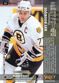 1994-95 Select #18 Ray Bourque Back