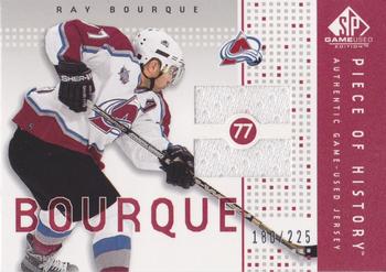 2002-03 SP Game Used - Piece of History #PH-BQ Ray Bourque Front