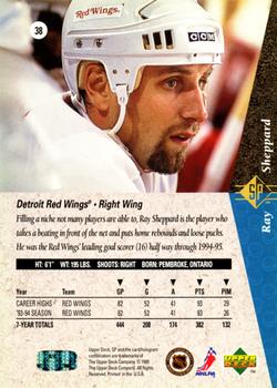 1994-95 SP #38 Ray Sheppard Back
