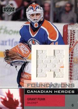2002-03 Upper Deck Foundations - Canadian Heroes Silver #C-GF Grant Fuhr Front