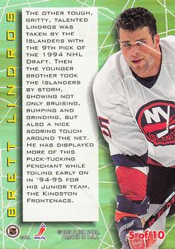 1994-95 Ultra - Ultra Prospects #5 Brett Lindros Back