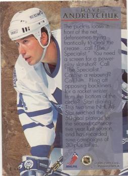 1994-95 Ultra - Red Light Specials #1 Dave Andreychuk Back