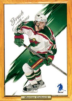 2003-04 Be a Player Memorabilia - Brush with Greatness Draw Contest #NNO Marian Gaborik Front