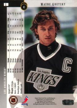 1994-95 Upper Deck #1 Wayne Gretzky Back