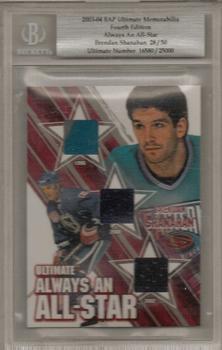 2003-04 Be a Player Ultimate Memorabilia - Always An All-Star #NNO Brendan Shanahan Front