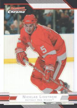 2003-04 Bowman Draft Picks and Prospects - Chrome Refractors #5 Nicklas Lidstrom Front