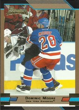 2003-04 Bowman Draft Picks and Prospects - Gold #126 Dominic Moore Front
