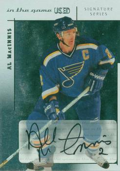 2003-04 In The Game Used Signature Series - Autographs #A-AMA Al MacInnis Front