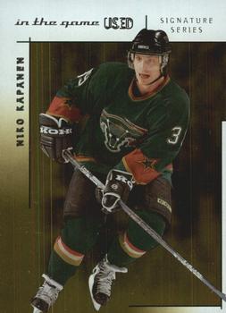 2003-04 In The Game Used Signature Series - Gold #27 Niko Kapanen Front