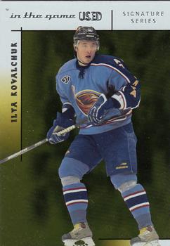2003-04 In The Game Used Signature Series - Gold #96 Ilya Kovalchuk Front