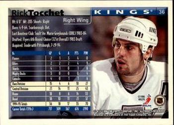 1995-96 Bowman #36 Rick Tocchet Back