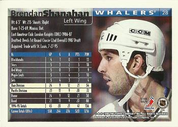 1995-96 Bowman #28 Brendan Shanahan Back