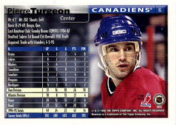 1995-96 Bowman #6 Pierre Turgeon Back