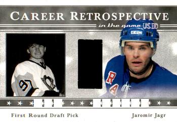 2003-04 In The Game Used Signature Series - Retrospectives #CR-2A Jaromir Jagr Front
