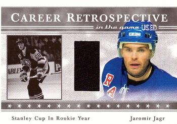 2003-04 In The Game Used Signature Series - Retrospectives #CR-2B Jaromir Jagr Front