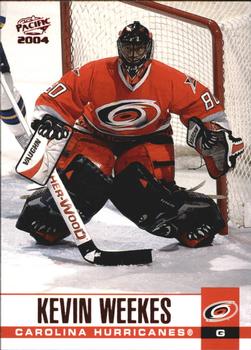 2003-04 Pacific - Red #67 Kevin Weekes Front